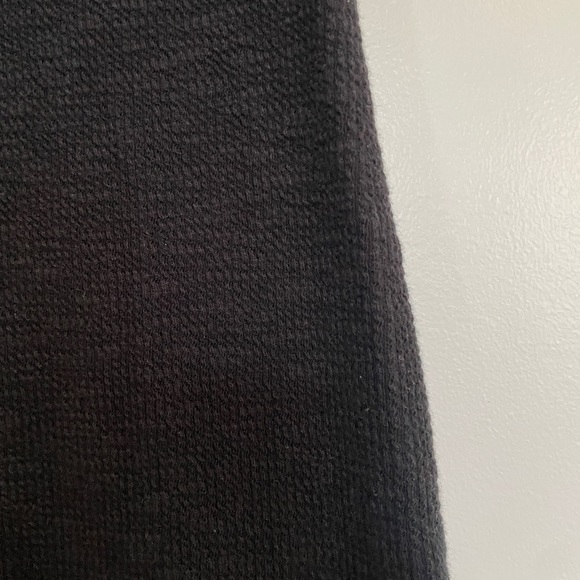 NWOT ZARA BLACK TEXTURED TUBE MIDI DRESS - Picture 6 of 7